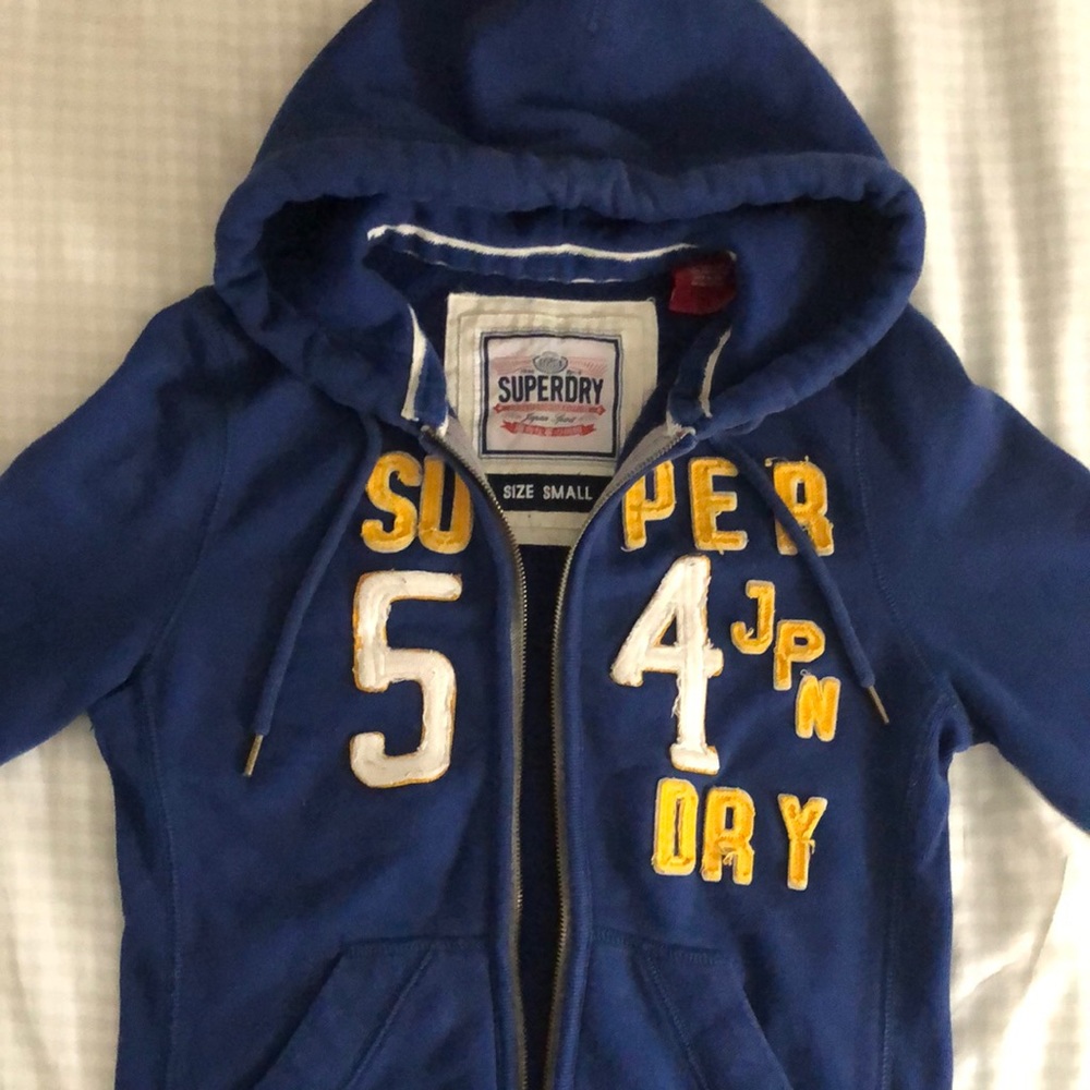 SUPERDRY dark blue hoodie women